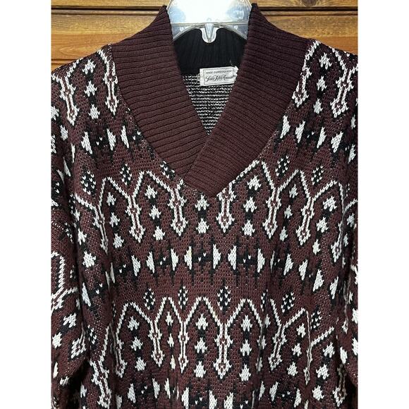 Sak’s Fifth Avenue Men’s Wool Blend Knit Collared Sweater Made In Italy Size L - Picture 2 of 13